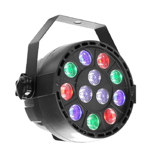 Светодиодный LED прожектор  PR-D051 Plastic 12*1w RGBW mini led par
