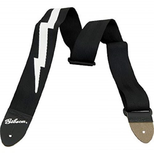 Ремінь для електрогітари The Lightning Bolt Seatbelt (Black)
