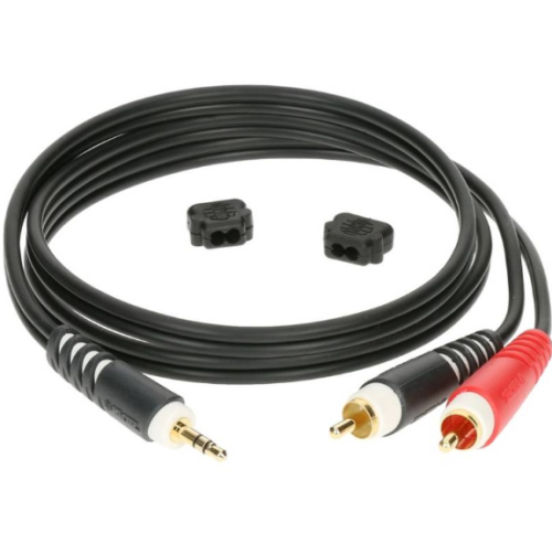 Кабель AY7 Y-CABLE STEREO BLACK 1 M