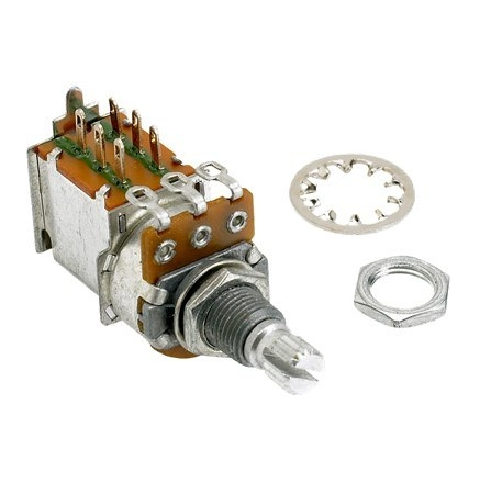 Потенциометр POTENTIOMETER PUSH-PULL 250K SPLIT  Потенциометр POTENTIOMETER PUSH-PULL 250K SPLIT