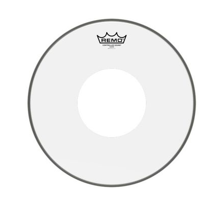 Пластик для барабану CS 14' CLEAR WHITE DOT