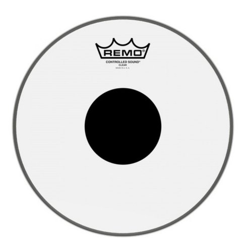 Пластик для барабану CS 14 CLEAR BLACK DOT