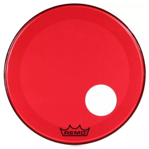 Пластик для барабана POWERSTROKE3 22" Colortone Red With 5" Offset Hole