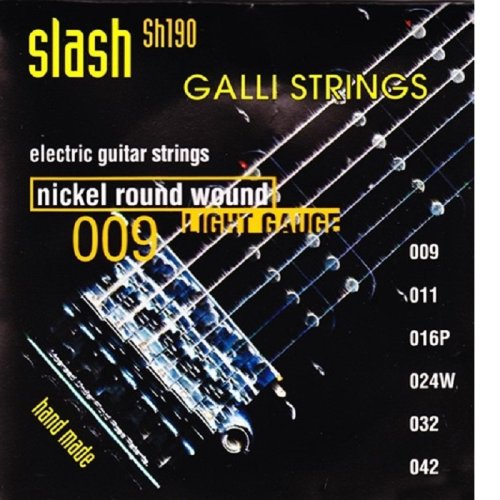Струны для электрогитары Slash SH190 (09-42) Nickel Round Wound Light Gauge