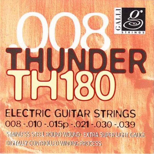 Струны для электрогитары Thunder Hunter TH180 (08-39) Extra Super Light Stainless Steel