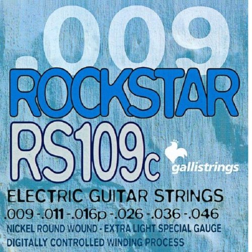 Струны для электрогитары Rock Star RS109C (09-46) Nickel Round Wound Super Light Spec.
