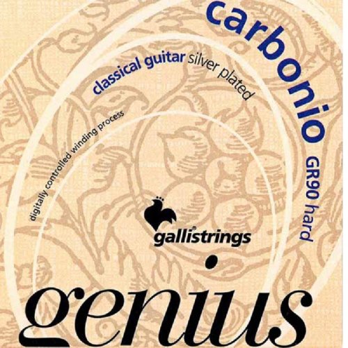 Струни для классических гитар Genius Carbonio PROcoated GR90 (24-45) Hard Tension