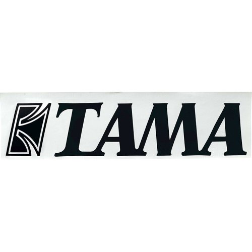 Наклейка на пластик с логотипом Tama, цвет черный TAMA TLS100BK