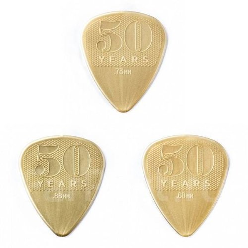 Медіатори Nylon 50th Anniversary Gold, 0.73мм, (12шт)