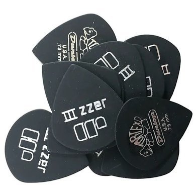 Медиаторы Tortex Pitchblack Jazz III 1.35мм (12 шт)