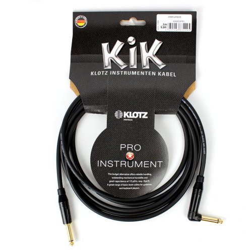 Кабель KIK Instrument Cable Angled Вlack 3 m Кабель KIK Instrument Cable Angled Вlack 3 m