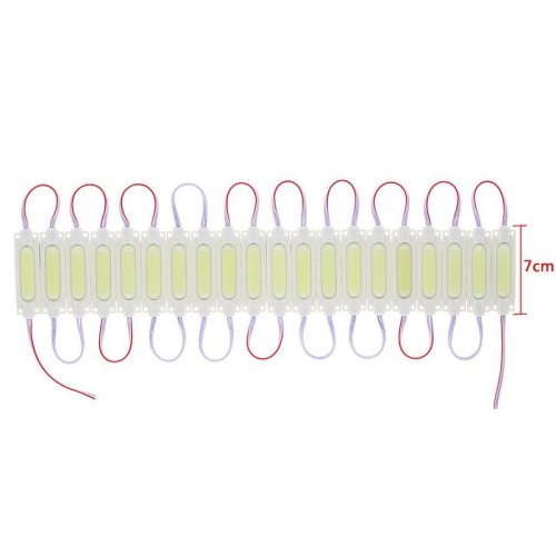 Светодиодный модуль COB 2W (с линзой матовой) 12V зеленый