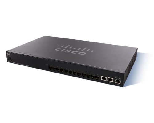 Комутатор мережевий SX550X-12F 12-Port 10G SFP+ Stackable Managed Switch