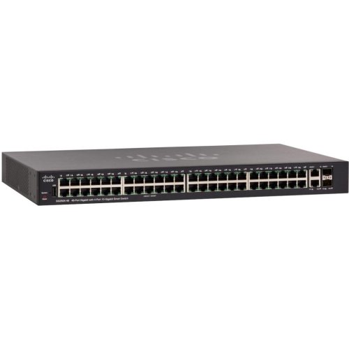 Комутатор мережевий SG250X-48 48-Port Gigabit with 4-Port 10-Gigabit Smart Switch