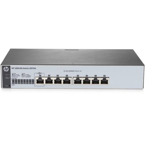Коммутатор сетевой 1820-8G Smart Switch, 8xGE ports, L2, PoE Input, LT Warranty