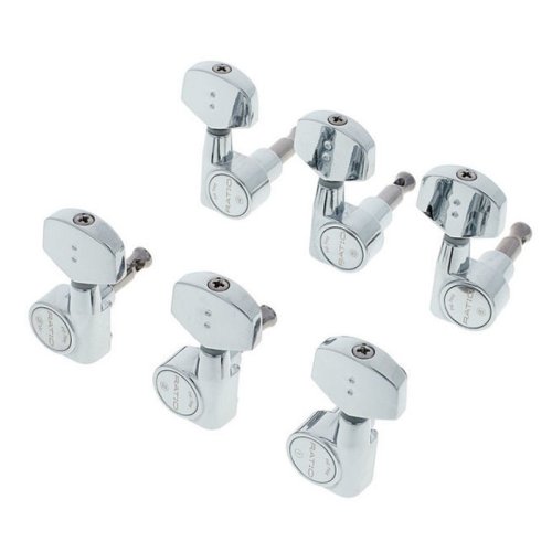 Кілки для акустичної гітари PRN-2411-CO Ratio Acoustic 3+3 Contemporary 2 Pin - Chrome