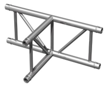 Алюминиевая ферма 4-х полосный Х-образный угол DUO - 4 04.90