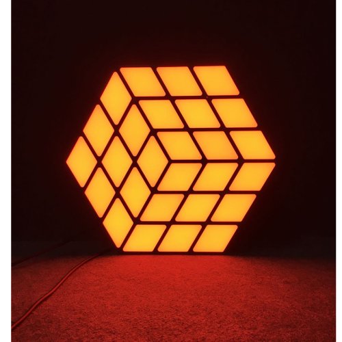 Дзеркальний куб PR-F089 LED magic cube effect  flat panel wall light Фото №5