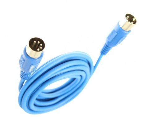 Готовый кабель MIDI cable 1.5 m blue Фото №2