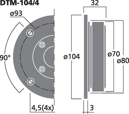 Твитер DTM-104/4 Фото №3