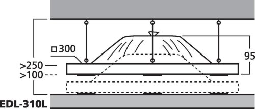 Потолочный динамик EDL-310L Фото №3