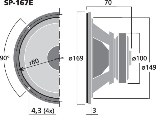 Динамик SP-167E Фото №2