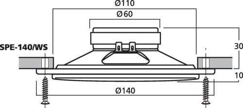 Динамик SPE-140/WS Фото №2 Динамик SPE-140/WS Фото №2