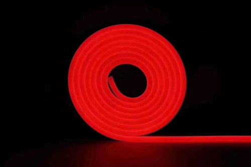 Светодиодный LED гибкий неон 6x12, IP68, 12V, Series "SM", Красный, PRO Фото №5