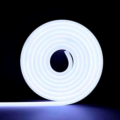 Світлодіодний LED гнучкий неон 8x16, IP68, 12V, Series "SF", Білий, PRO Фото №6