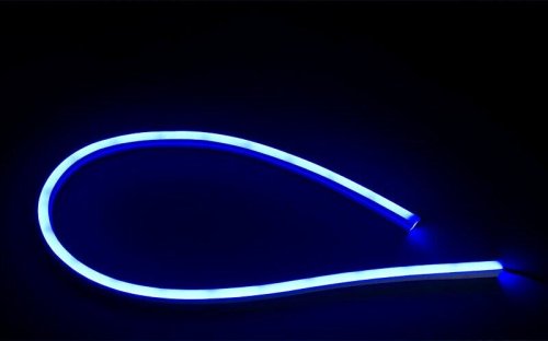 Світлодіодний LED гнучкий неон 8x16, IP68, 12V, Series "SF", Синій, PRO Фото №5