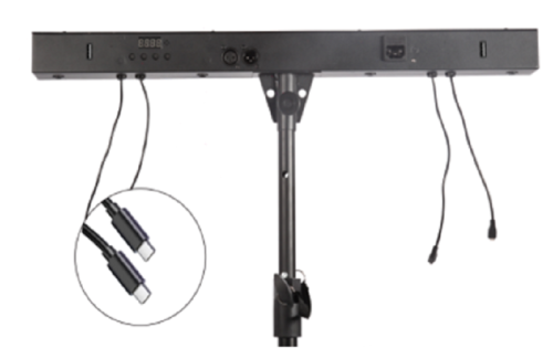 Светодиодный LED прожектор Partyset USB(PAR12-C4)&(KINTA C4) Фото №2