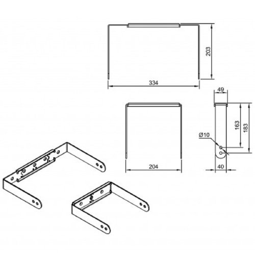Кронштейн LAIR-62-IP-WH Фото №2