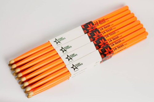 Барабанные палочки Hornbeam 5B NEON Фото №3 Барабанные палочки Hornbeam 5B NEON Фото №3