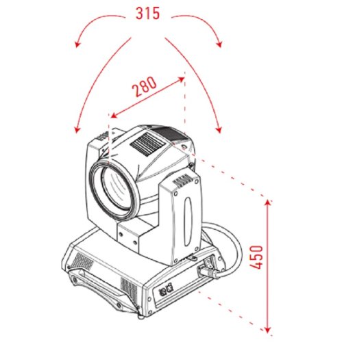 Світлова голова MHB-7R Фото №4 Світлова голова MHB-7R Фото №4