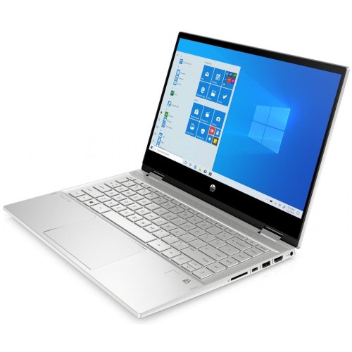 Ноутбук Pavilion x360 14FHD IPS Touch/Intel i5-1035G1/8/256F/int/DOS/Silver Фото №3