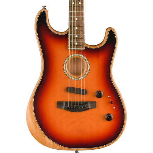 Электрогитара American Acoustasonic Stratocaster Sunburst Фото №4