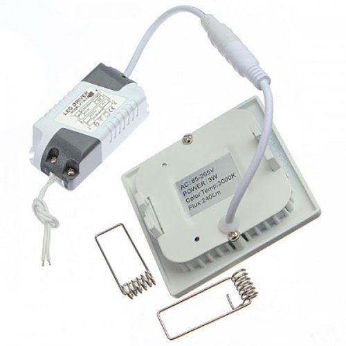 LED світильник 240 lm Білий 18W 3000K Фото №3