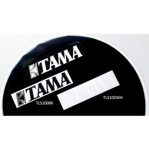 Наклейка на пластик с логотипом Tama, цвет черный TAMA TLS100BK Фото №2