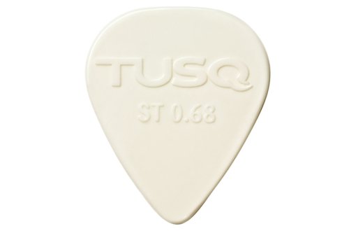Медіатори PQP-0068-W6 TUSQ Standard Pick .68mm White (Bright) - 6 Pack Фото №2