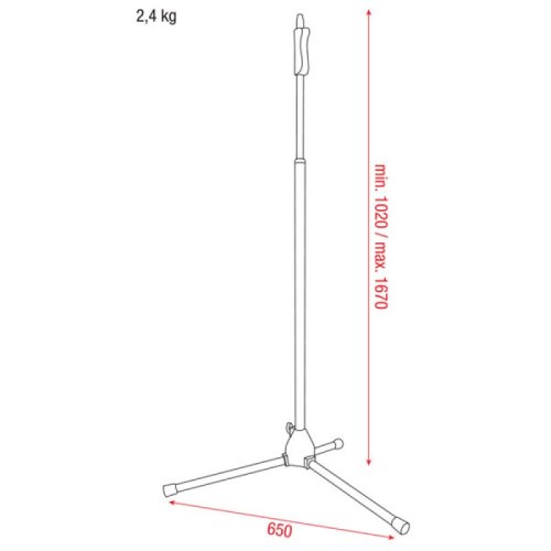 Микрофонная стойка Quicklock Microphone Stand Фото №2