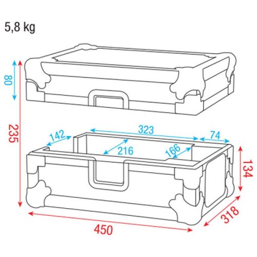 Кейс DCA-CDMP750 Case for Core CDMP-750 Фото №5 Кейс DCA-CDMP750 Case for Core CDMP-750 Фото №5