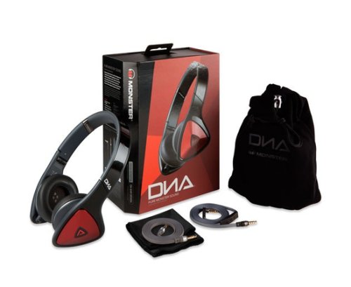 Наушники DNA On-Ear Headphones - Black Red Фото №6