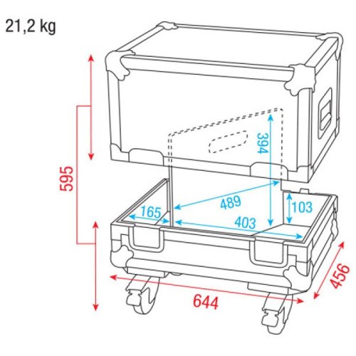 Кейс ACA-M12 Case for 2x M12 monitor Фото №4