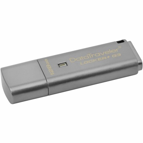 Накопичувач 128GB USB 3.0 DT Locker+ G3 Metal Silver Security Фото №2