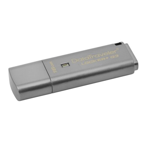 Накопитель 16GB USB 3.0 DT Locker+ G3 Metal Silver Security Фото №2