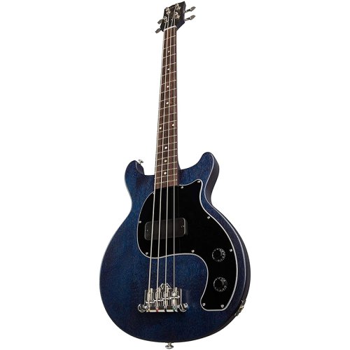 Бас-гитара Les Paul Junior Tribute DC Bass Blue Satin Фото №4