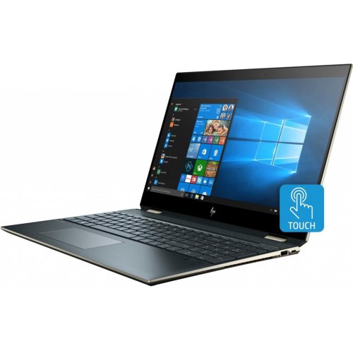 Ноутбук Spectre x360 15-eb0004ur 15.6UHD IPS Touch/Intel i7-10510U/16/1024F/NVD330-2/W10/Blue Фото №2