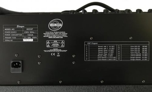 Комбопідсилювач STINGER 80 DSP Фото №3 Комбопідсилювач STINGER 80 DSP Фото №3