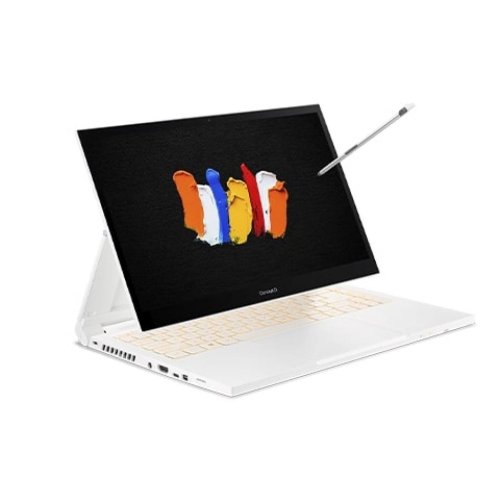 Ноутбук Acer ConceptD 3 Ezel 14FHD IPS Touch/Intel i5-10300H/16/512F/NVD1650-4/W10P/White Фото №3