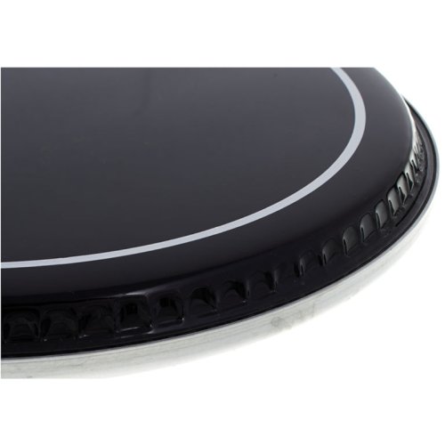 Пластик для барабана EBONY 10' PINSTRIPE чорний Фото №4